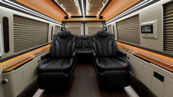 8 passenger sprinter van inside wilmington
