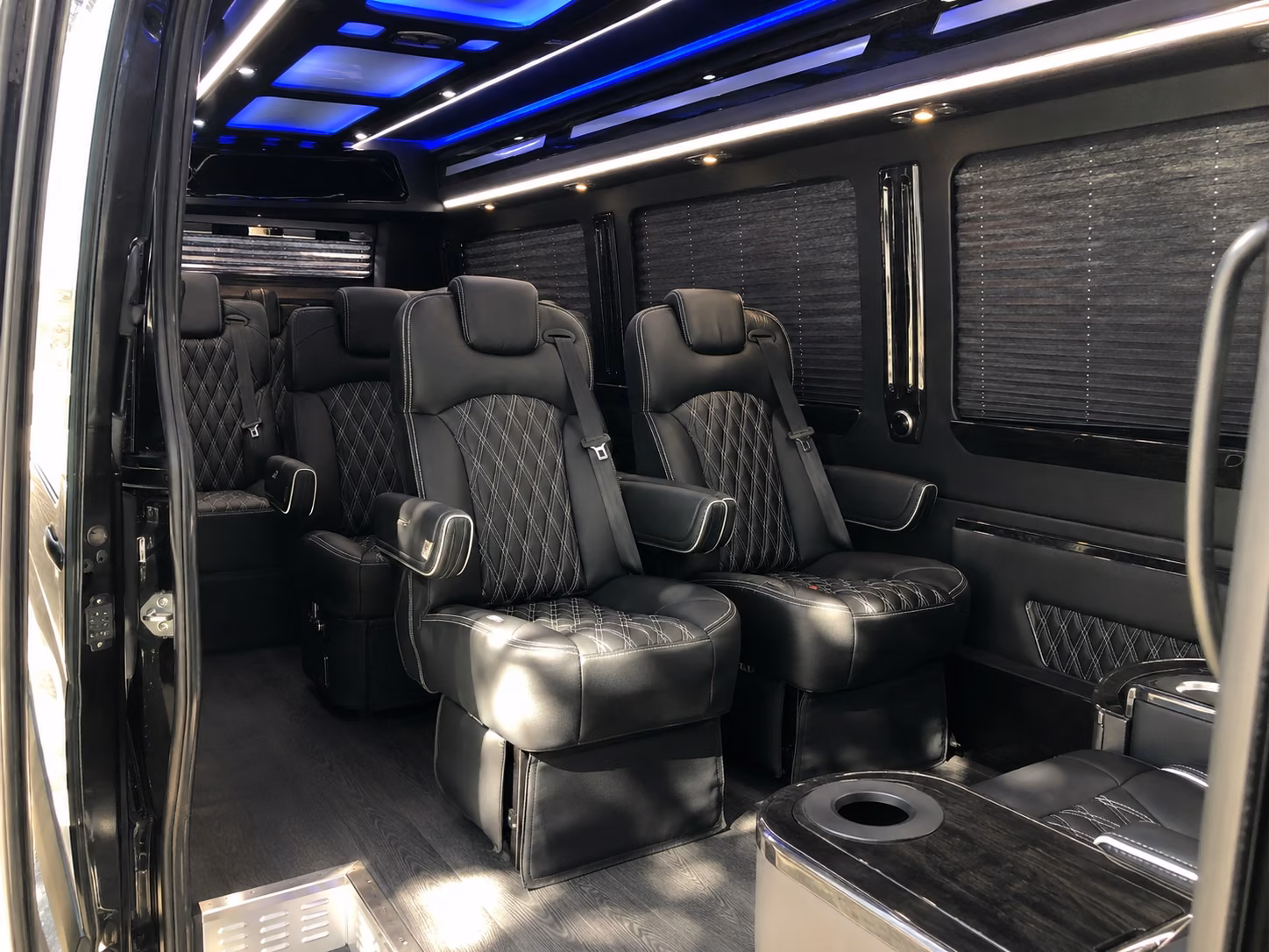 sprinter van rentals for a private night out in wilmington friend group nights anniversary dinners and group evenings out