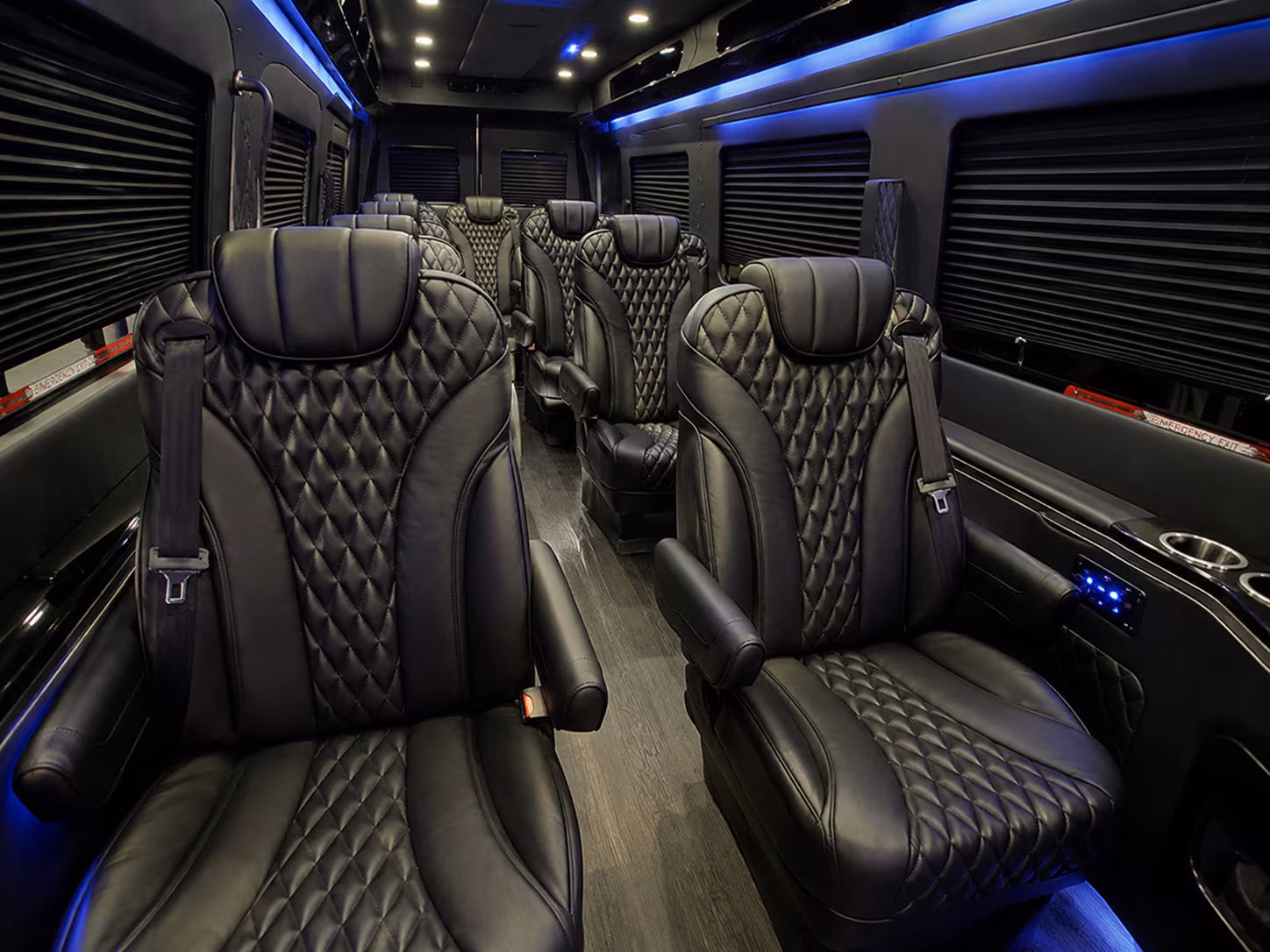 wilmington 12 passenger sprinter van inside