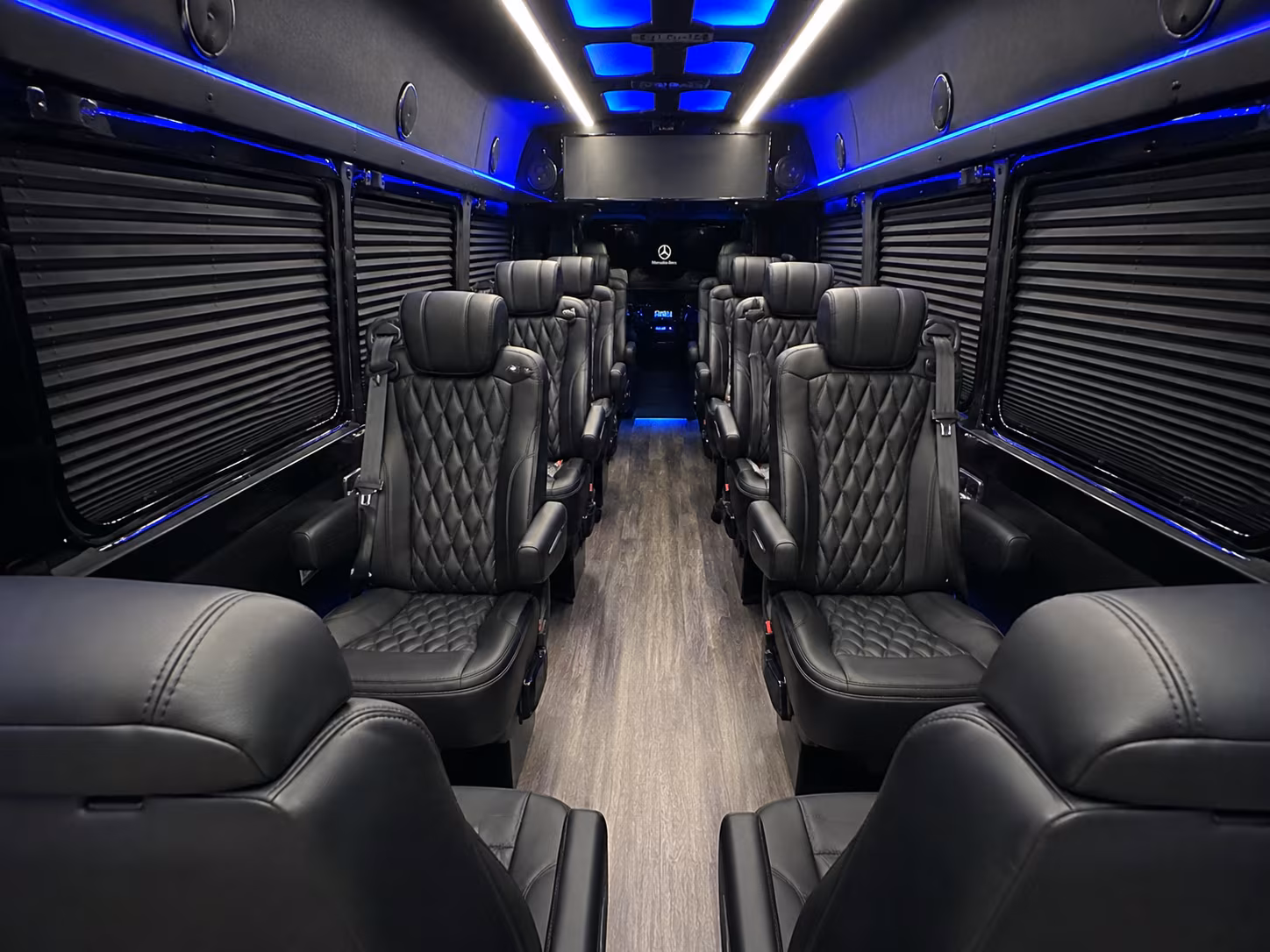 wilmington 12 passenger sprinter van interior