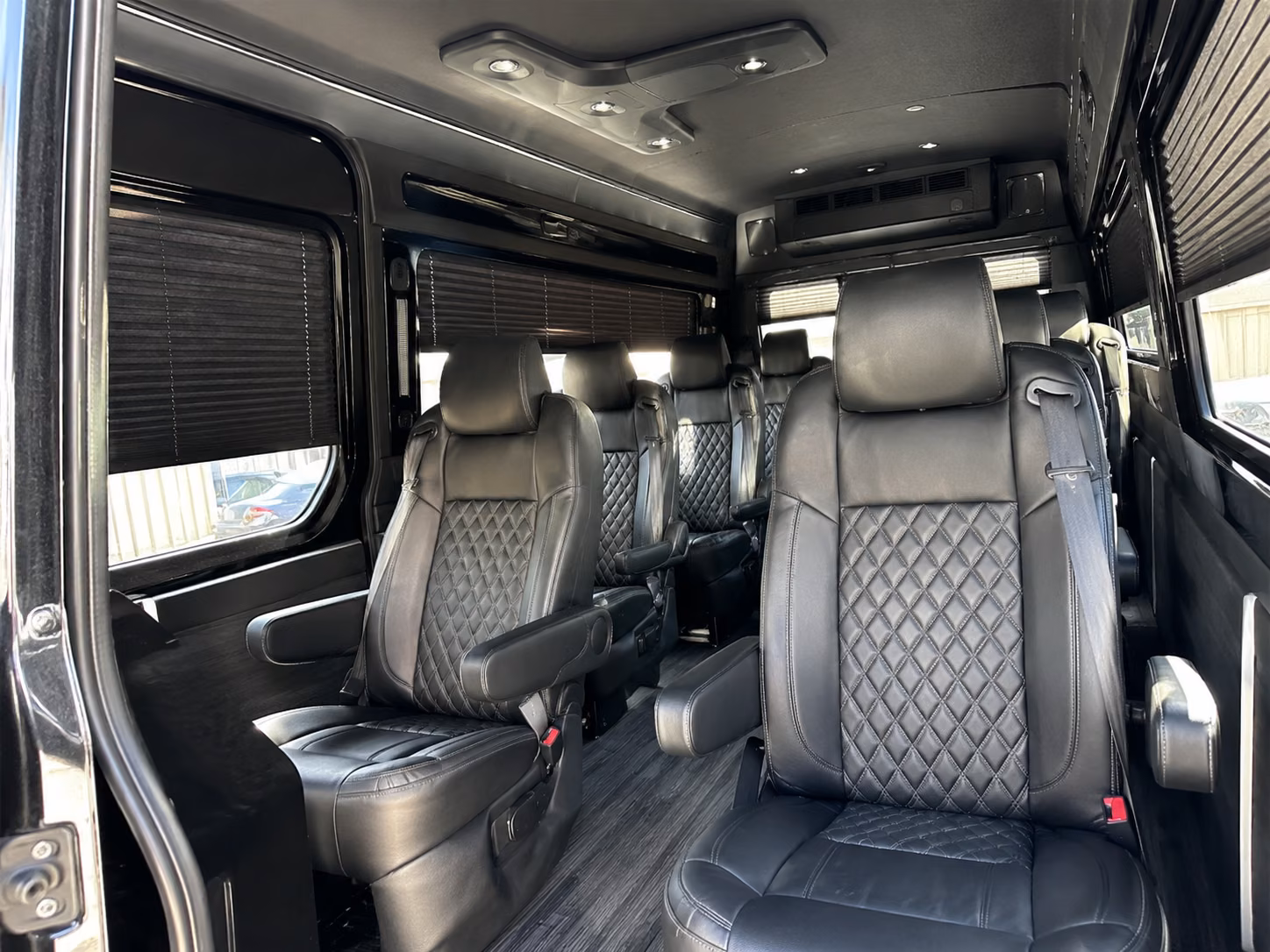 wilmington 15 passenger sprinter van interior