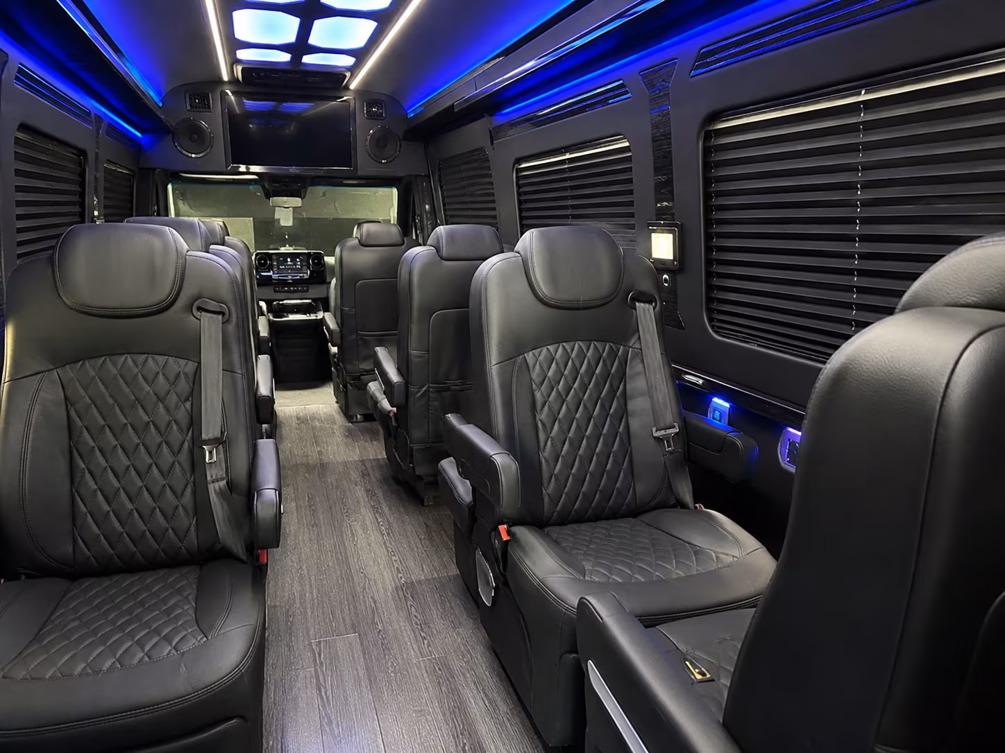 wilmington 8 passenger sprinter van interior