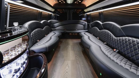 sprinter limousine inside wilmington
