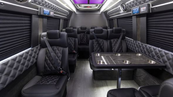 wilmington 15 passenger sprinter van interior