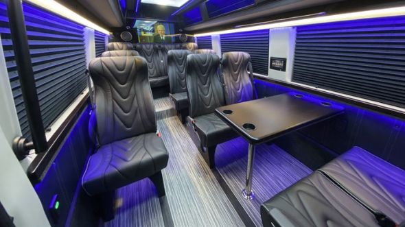 wilmington 18 passenger sprinter van interior